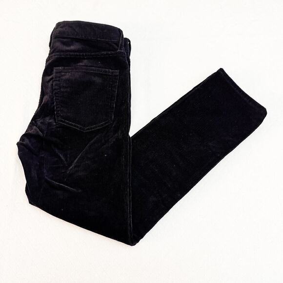 Club Monaco The High Rise Skinny Cord Style Black Denim Jeans Size 26 - Picture 9 of 9